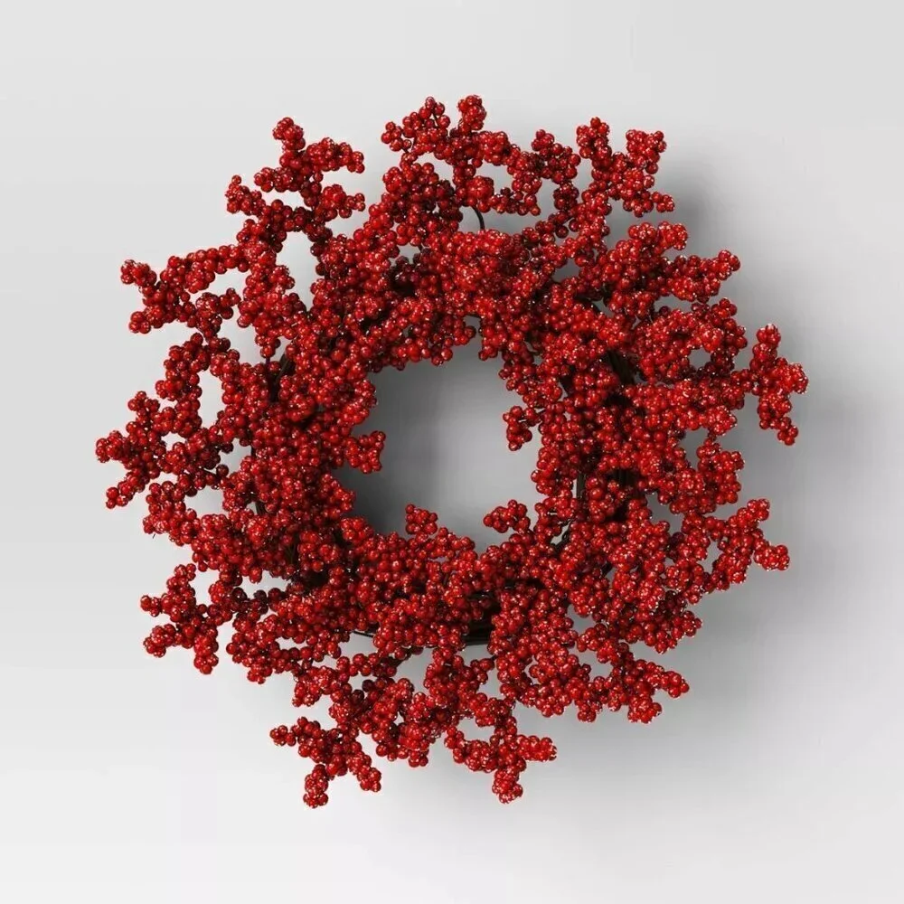 Target Room Essentials Christmas Berry Mini Artificial Wreath Red - 2024